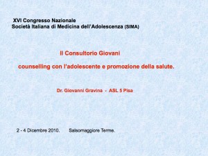 XVI Congresso Nazionale Società Italiana di Medicina dell’Adolescenza (SIMA) - clicca sull'immagine per leggere l'articolo